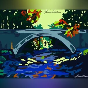 Vibrant Landscape Art Print